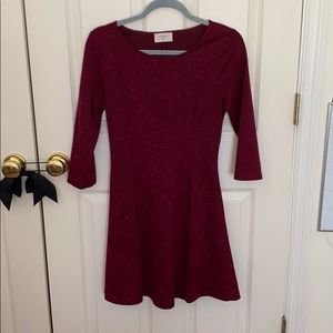 Maroon dress